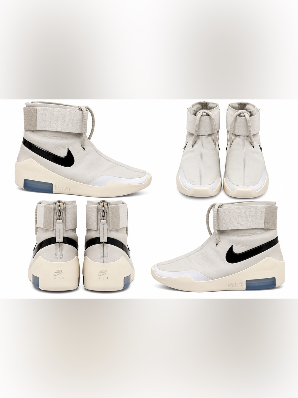 Nike Women’s Off-White/Cream High-Top Ankle Boots